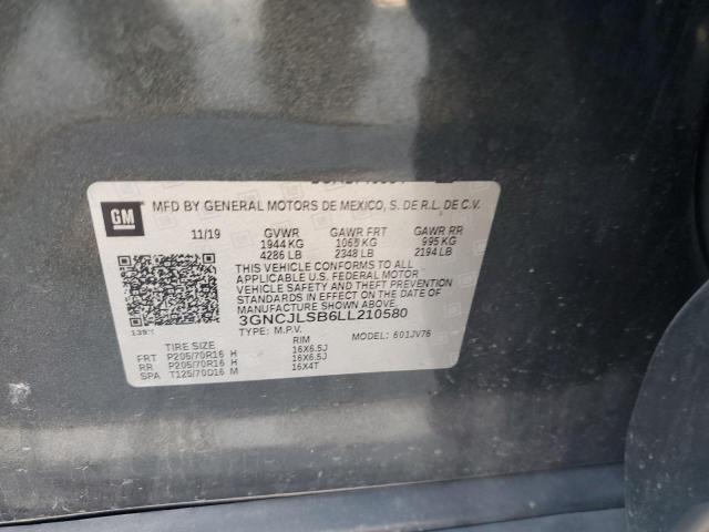 Photo 11 VIN: 3GNCJLSB6LL210580 - CHEVROLET TRAX 1LT 