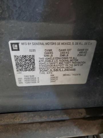 Photo 11 VIN: 3GNCJLSB7LL240445 - CHEVROLET TRAX 1LT 