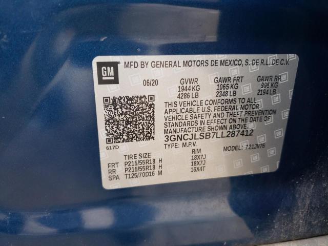 Photo 13 VIN: 3GNCJLSB7LL287412 - CHEVROLET TRAX 