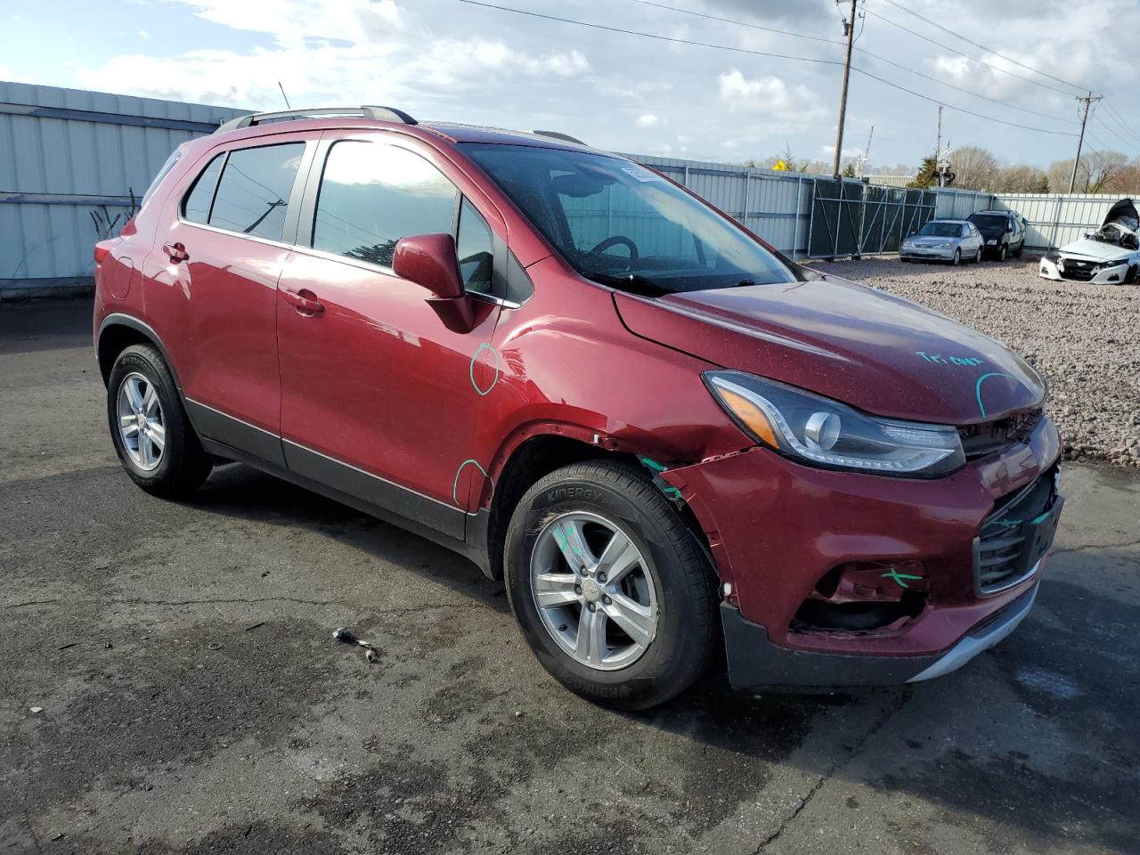 Photo 3 VIN: 3GNCJLSBXJL175524 - CHEVROLET TRAX 