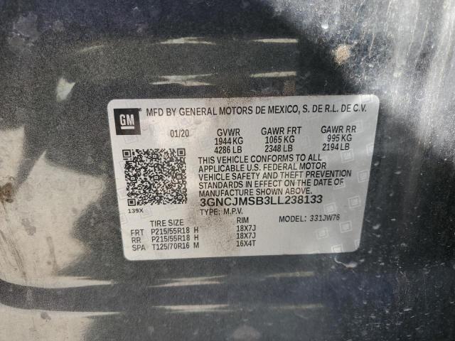 Photo 12 VIN: 3GNCJMSB3LL238133 - CHEVROLET TRAX PREMI 