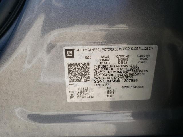 Photo 9 VIN: 3GNCJMSB6LL307994 - CHEVROLET TRAX PREMI 