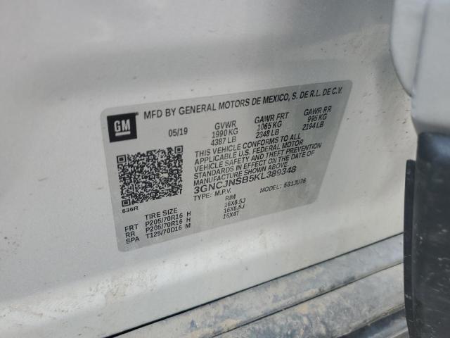 Photo 11 VIN: 3GNCJNSB5KL389348 - CHEVROLET TRAX LS 