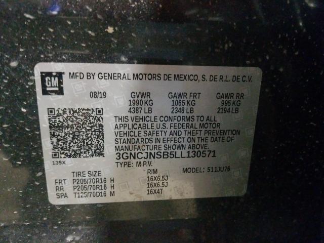 Photo 9 VIN: 3GNCJNSB5LL130571 - CHEVROLET TRAX LS 