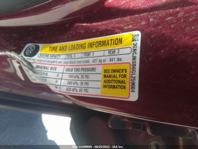 Photo 8 VIN: 3GNCJNSB6GL259604 - CHEVROLET TRAX 