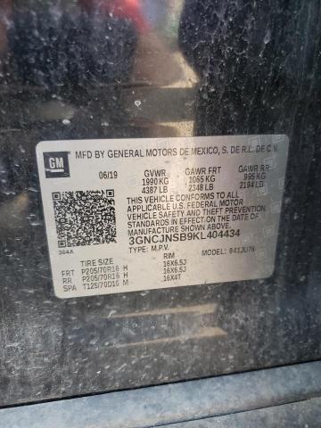 Photo 12 VIN: 3GNCJNSB9KL404434 - CHEVROLET TRAX LS 