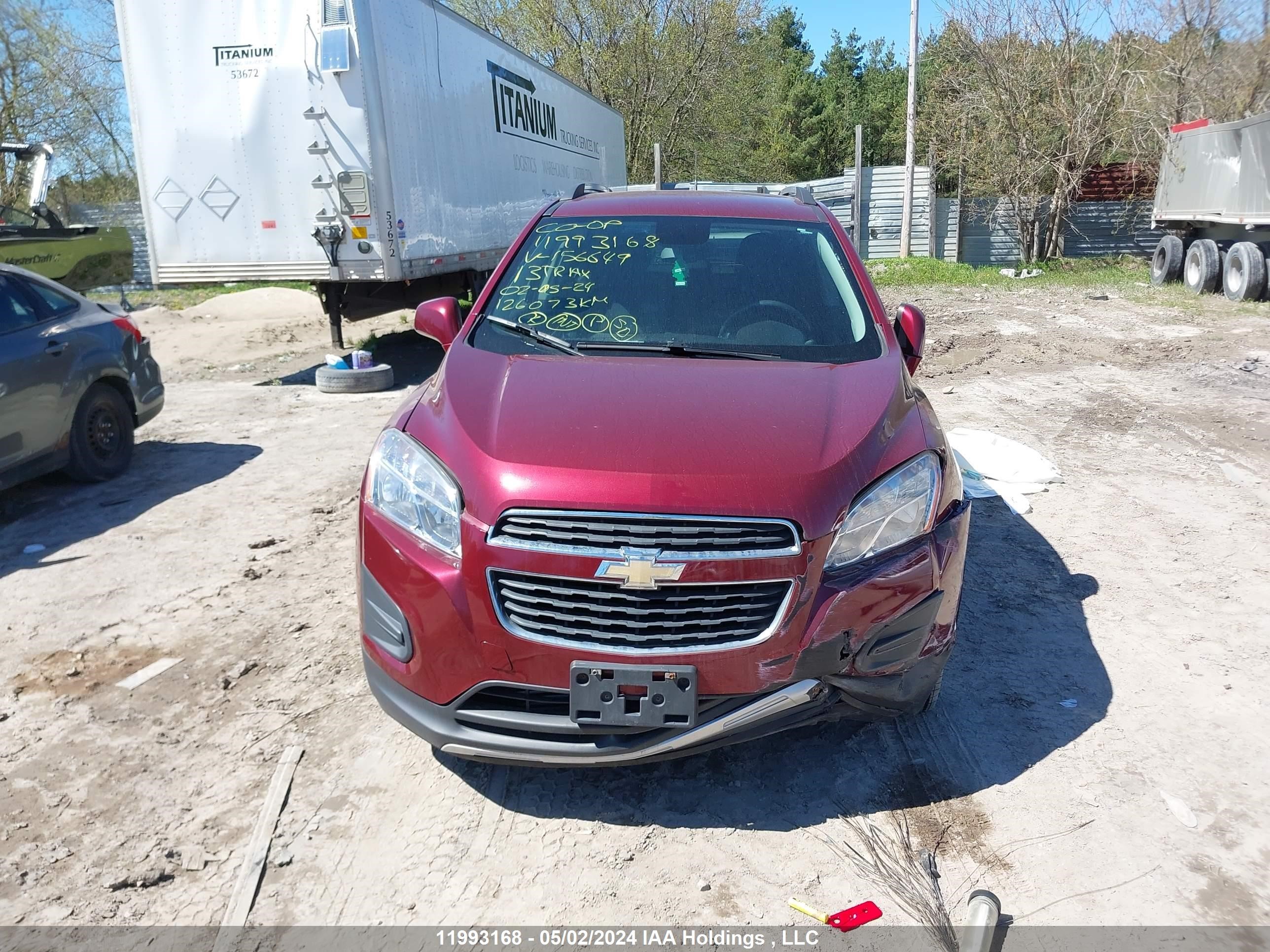 Photo 11 VIN: 3GNCJPSB7DL156649 - CHEVROLET TRAX 