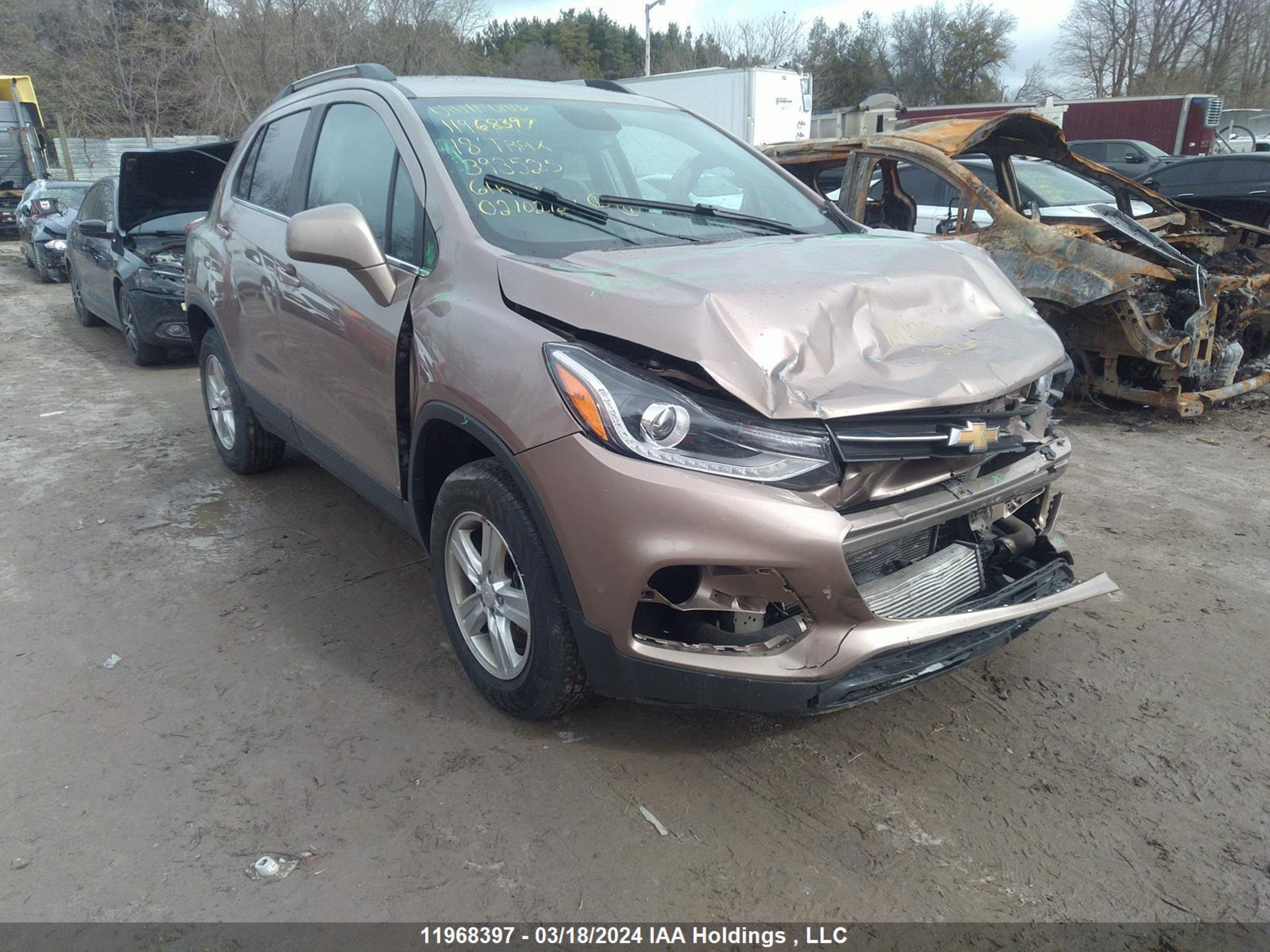 Photo 0 VIN: 3GNCJPSB7JL393525 - CHEVROLET TRAX 