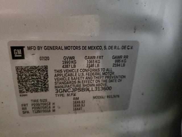 Photo 13 VIN: 3GNCJPSB9LL313600 - CHEVROLET TRAX 1LT 