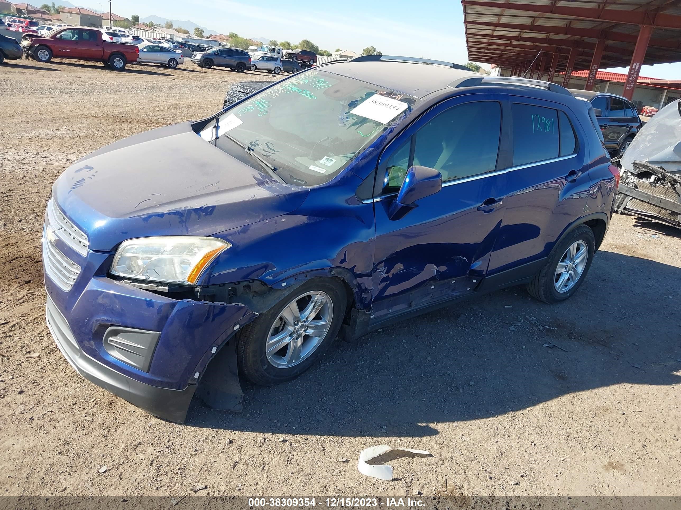 Photo 1 VIN: 3GNCJRSB1FL206850 - CHEVROLET TRAX 