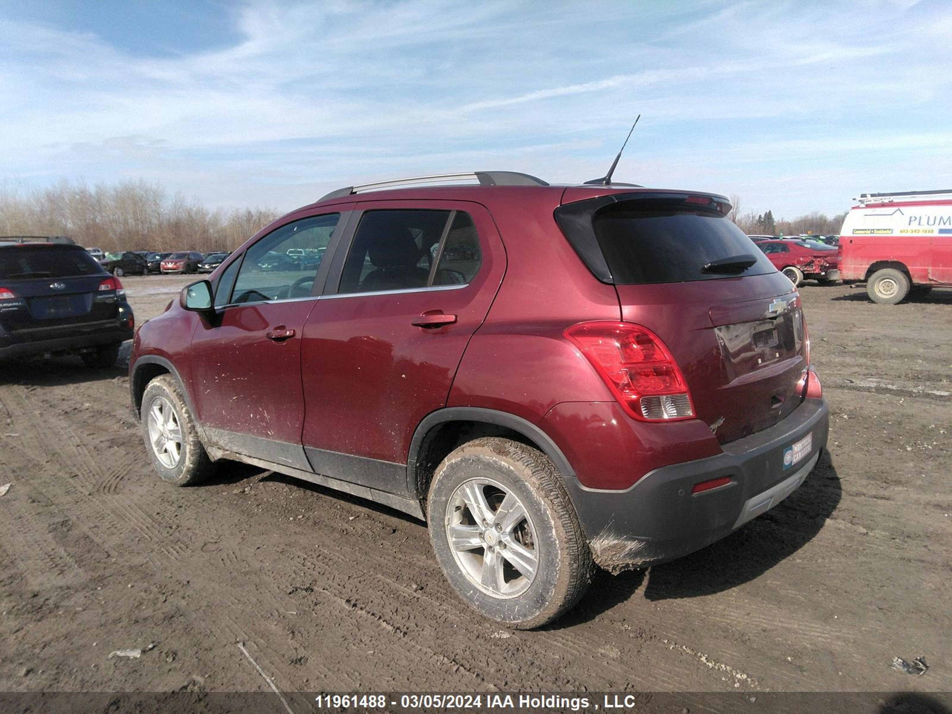 Photo 2 VIN: 3GNCJRSB2DL150513 - CHEVROLET TRAX 