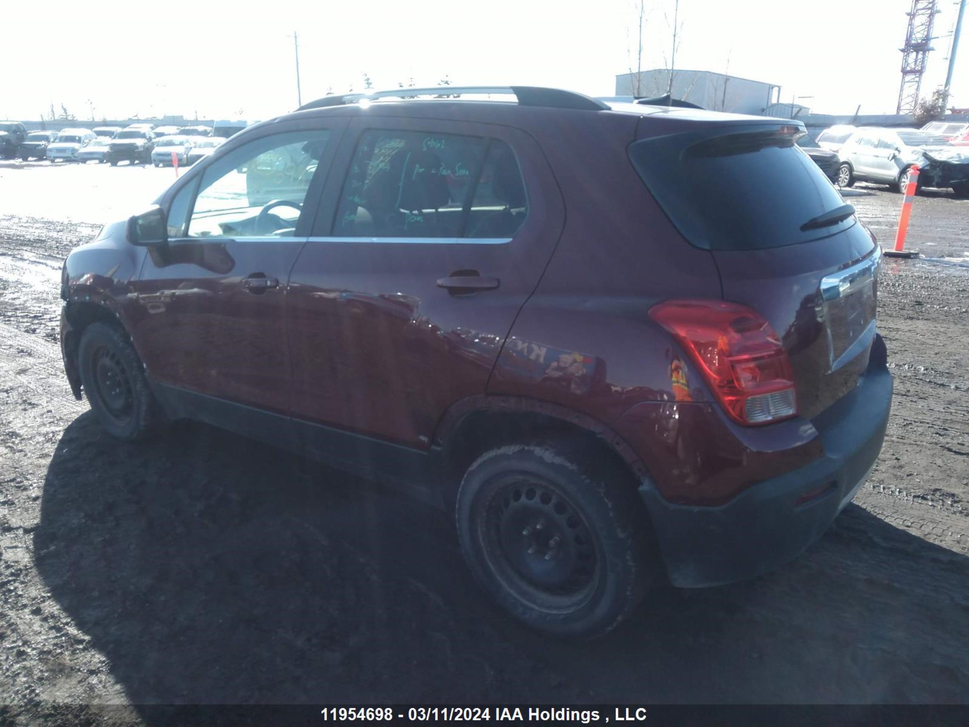 Photo 2 VIN: 3GNCJSSB6EL219423 - CHEVROLET TRAX 