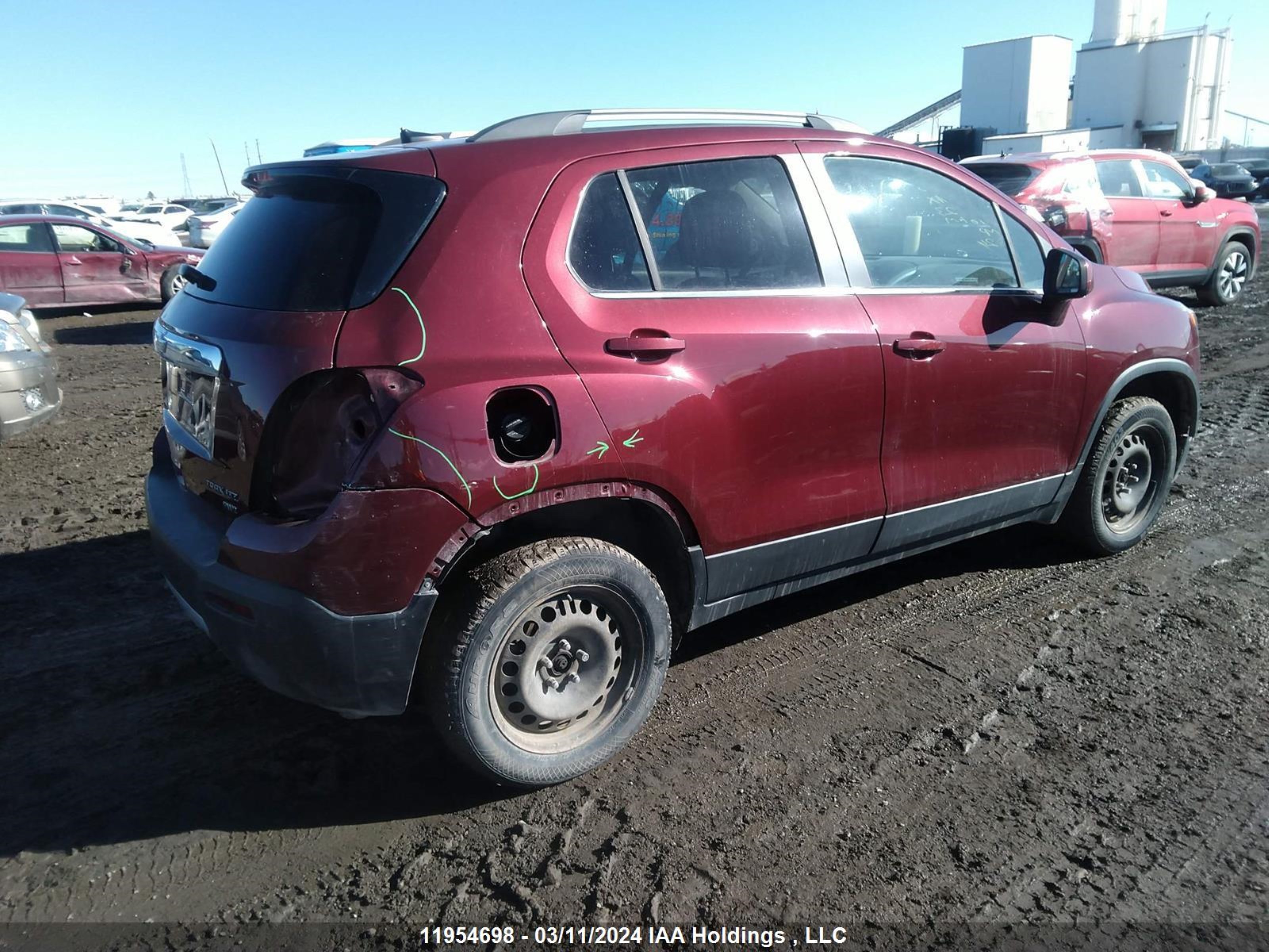 Photo 3 VIN: 3GNCJSSB6EL219423 - CHEVROLET TRAX 