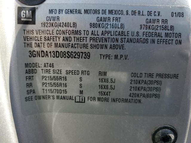 Photo 11 VIN: 3GNDA13D08S629739 - CHEVROLET HHR LS 