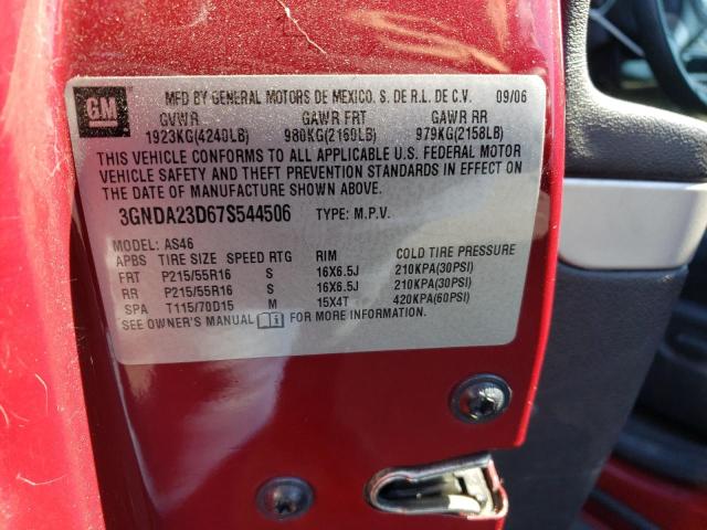 Photo 11 VIN: 3GNDA23D67S544506 - CHEVROLET HHR 