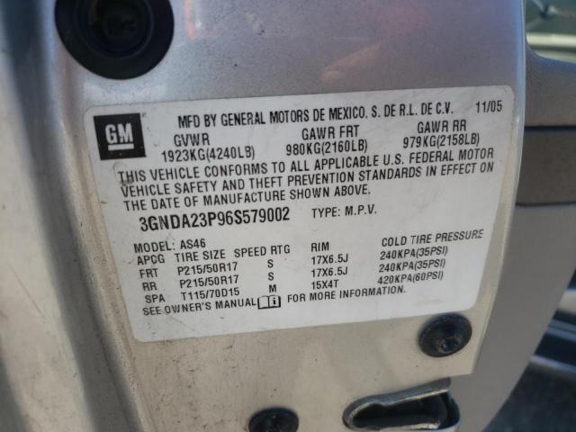 Photo 12 VIN: 3GNDA23P96S579002 - CHEVROLET HHR LT 