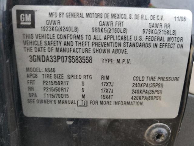 Photo 12 VIN: 3GNDA33P07S583558 - CHEVROLET HHR 