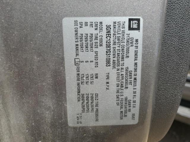 Photo 11 VIN: 3GNEC12087G310863 - CHEVROLET AVALANCHE 