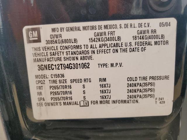 Photo 11 VIN: 3GNEC12T94G301062 - CHEVROLET AVALANCHE 