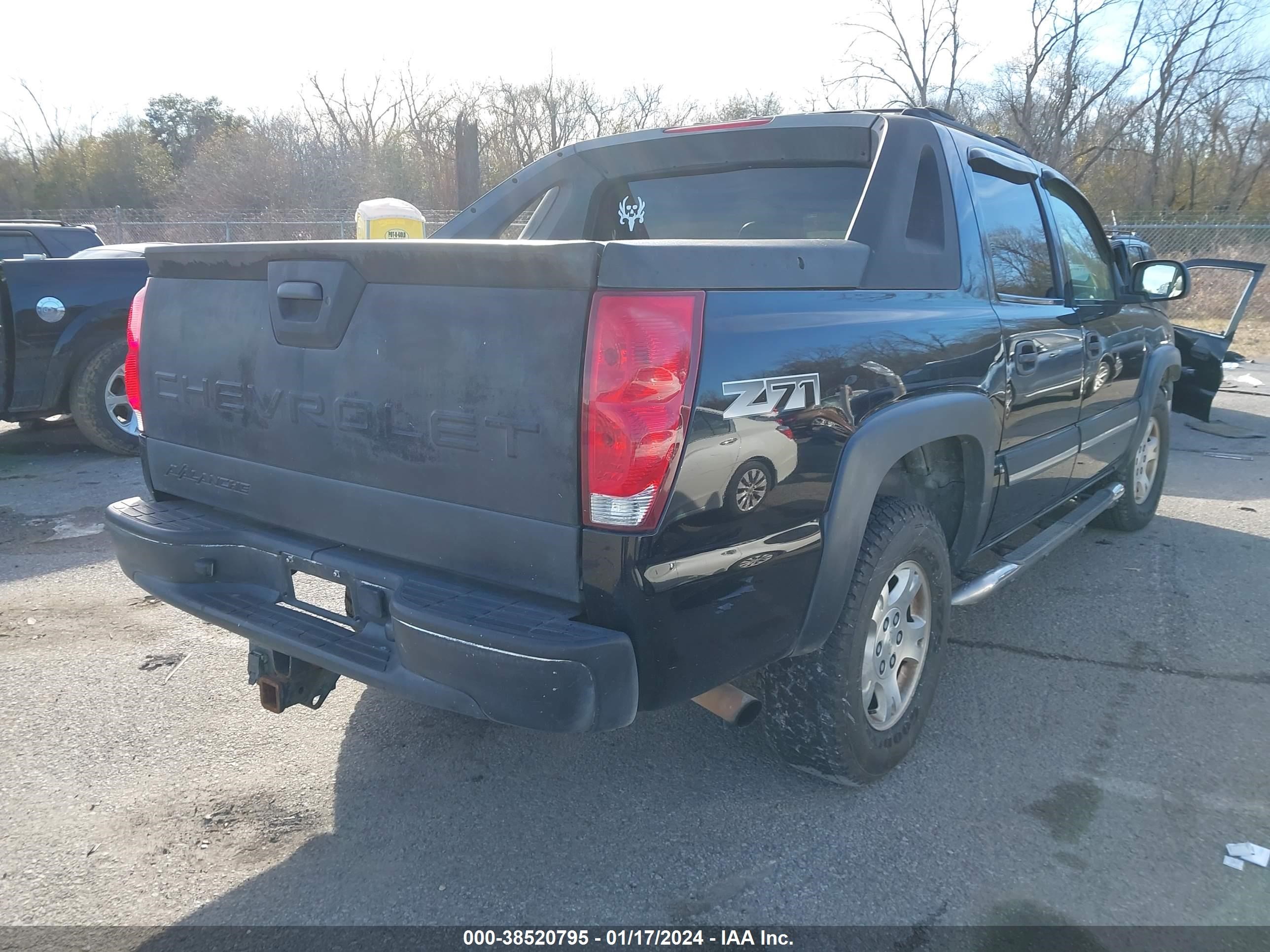 Photo 3 VIN: 3GNEK12T74G252575 - CHEVROLET AVALANCHE 