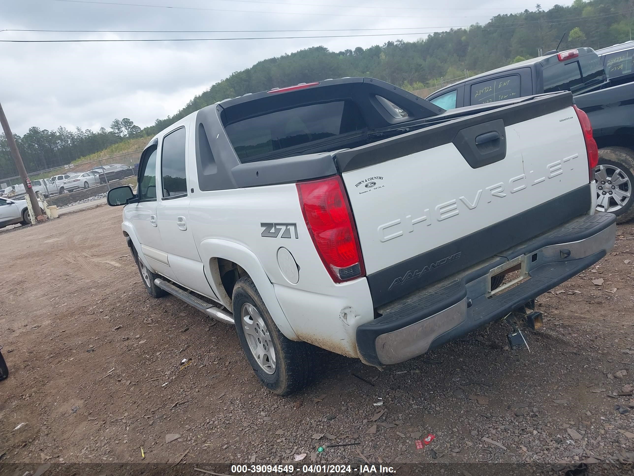 Photo 2 VIN: 3GNEK12Z36G186114 - CHEVROLET AVALANCHE 