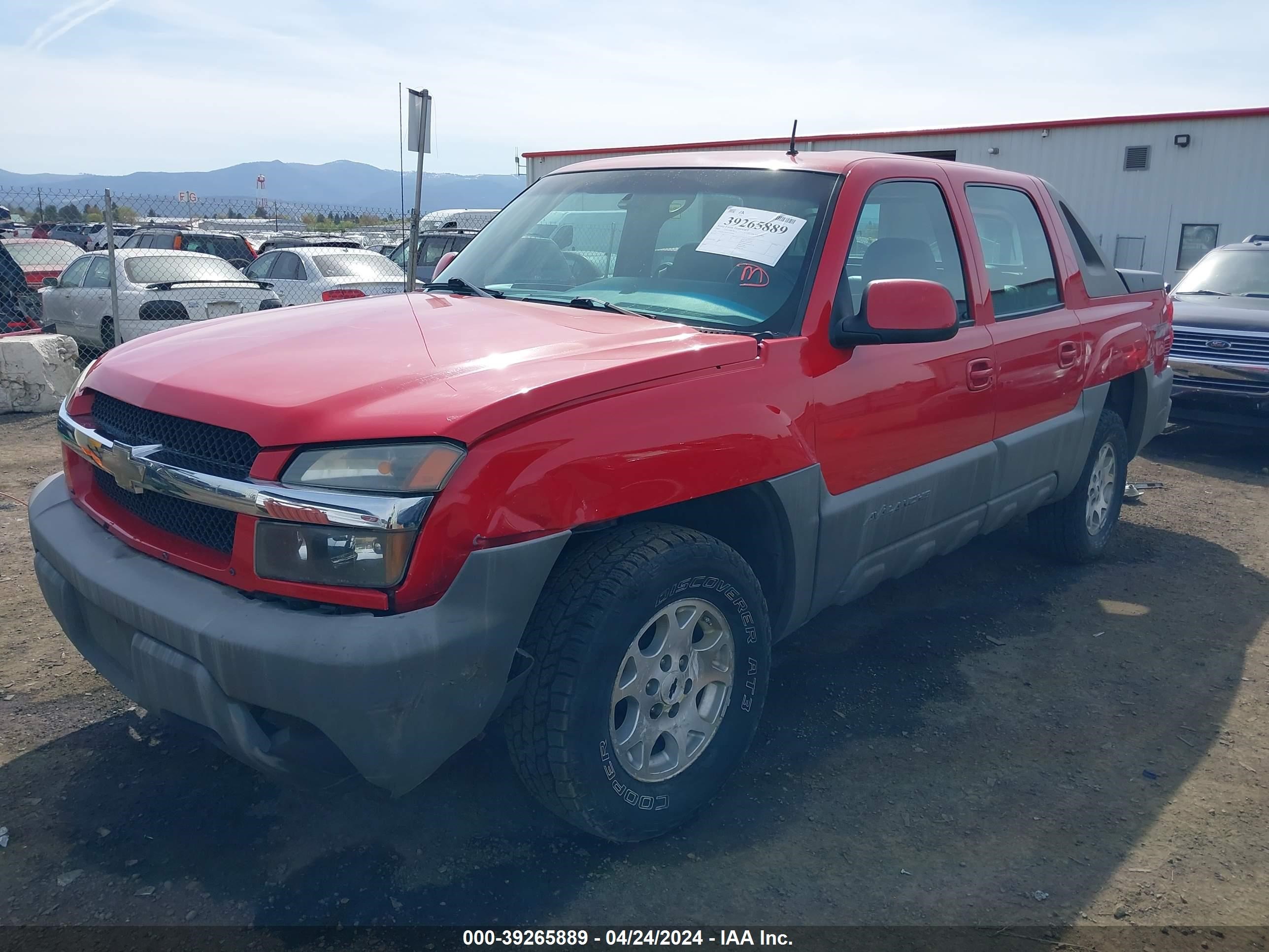 Photo 1 VIN: 3GNEK13T12G107348 - CHEVROLET AVALANCHE 