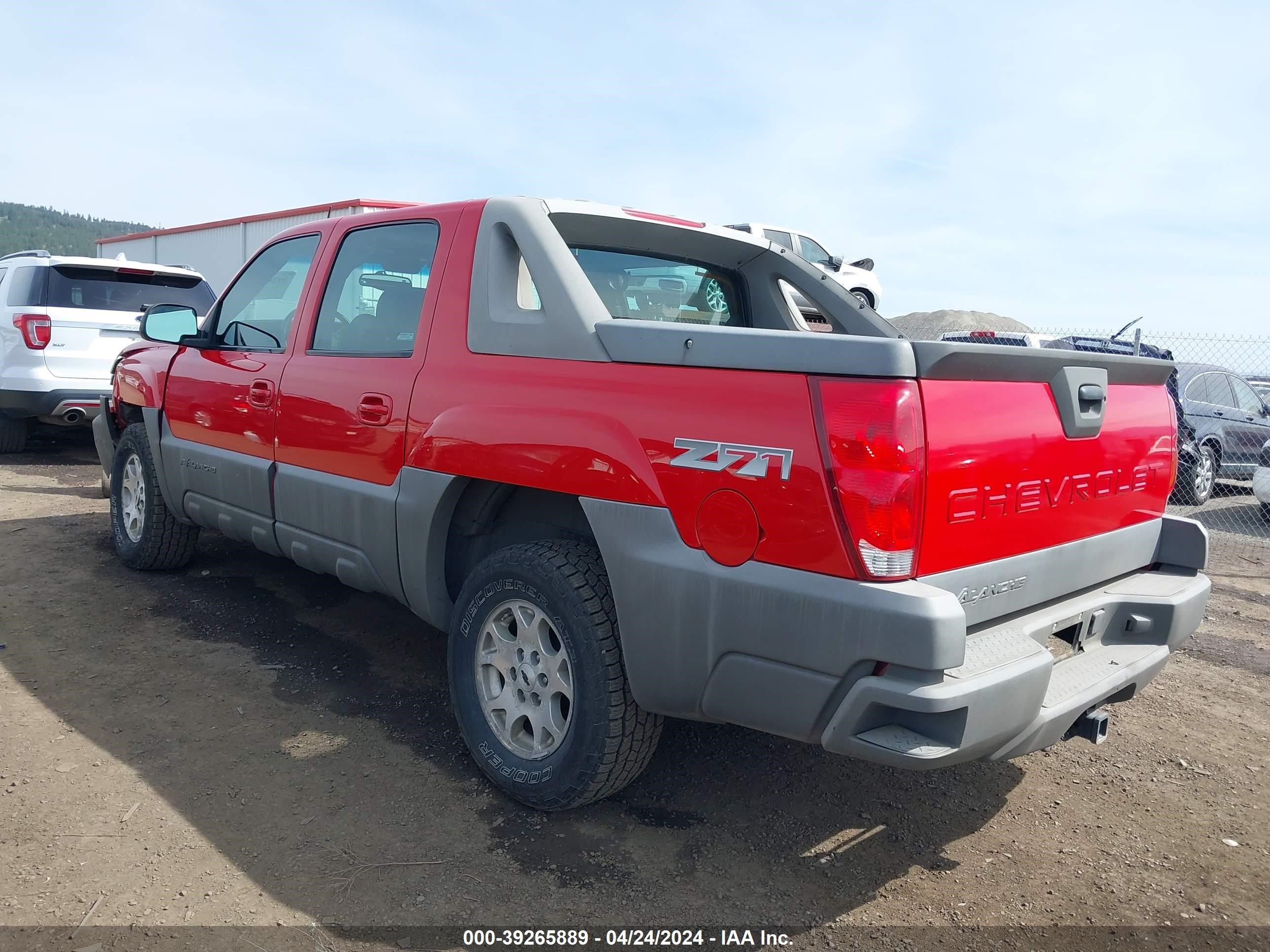 Photo 2 VIN: 3GNEK13T12G107348 - CHEVROLET AVALANCHE 