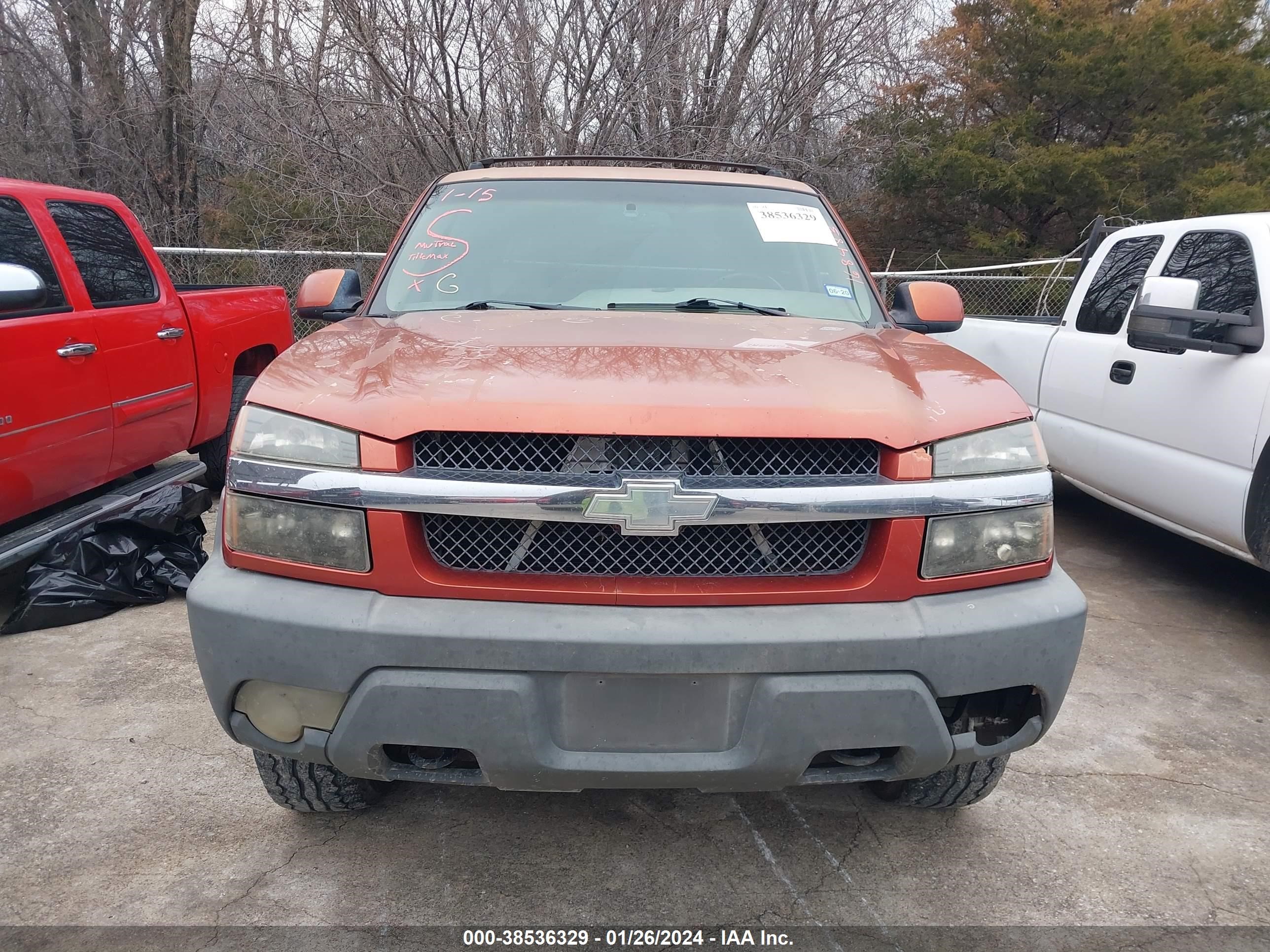 Photo 5 VIN: 3GNEK13T42G168483 - CHEVROLET AVALANCHE 