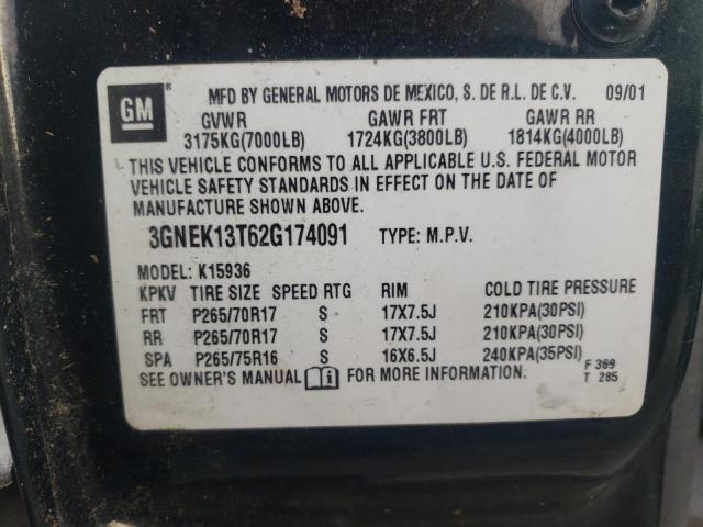 Photo 11 VIN: 3GNEK13T62G174091 - CHEVROLET AVALANCHE 