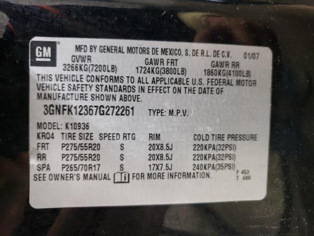 Photo 11 VIN: 3GNFK12367G272261 - CHEVROLET AVALANCHE 