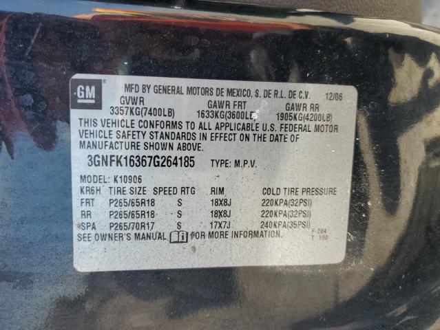Photo 12 VIN: 3GNFK16367G264185 - CHEVROLET SUBURBAN K 