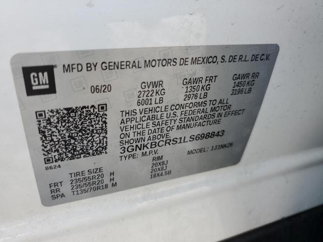 Photo 13 VIN: 3GNKBCRS1LS698843 - CHEVROLET BLAZER 2LT 