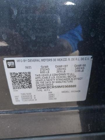 Photo 11 VIN: 3GNKBCRS9MS568889 - CHEVROLET BLAZER 2LT 