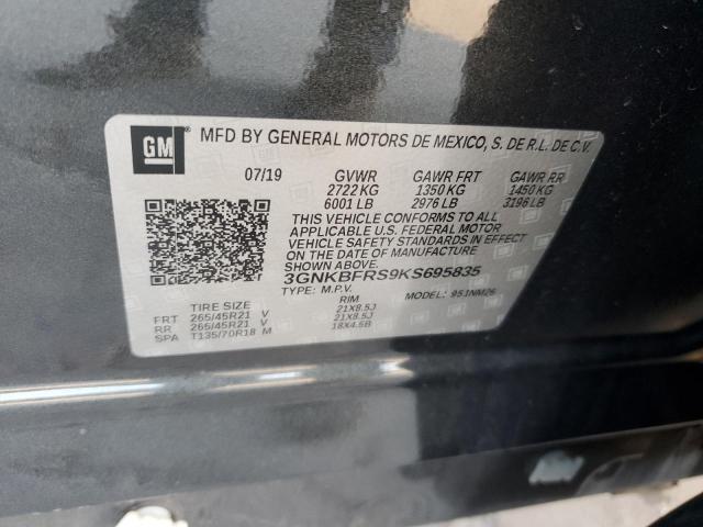 Photo 12 VIN: 3GNKBFRS9KS695835 - CHEVROLET BLAZER PRE 