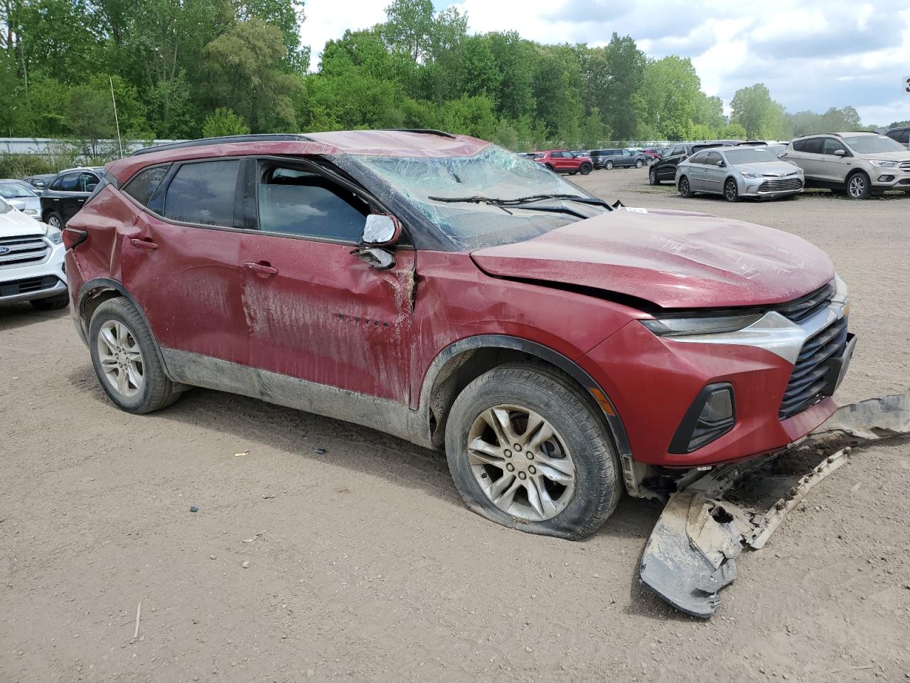 Photo 3 VIN: 3GNKBGRS9KS702353 - CHEVROLET BLAZER 