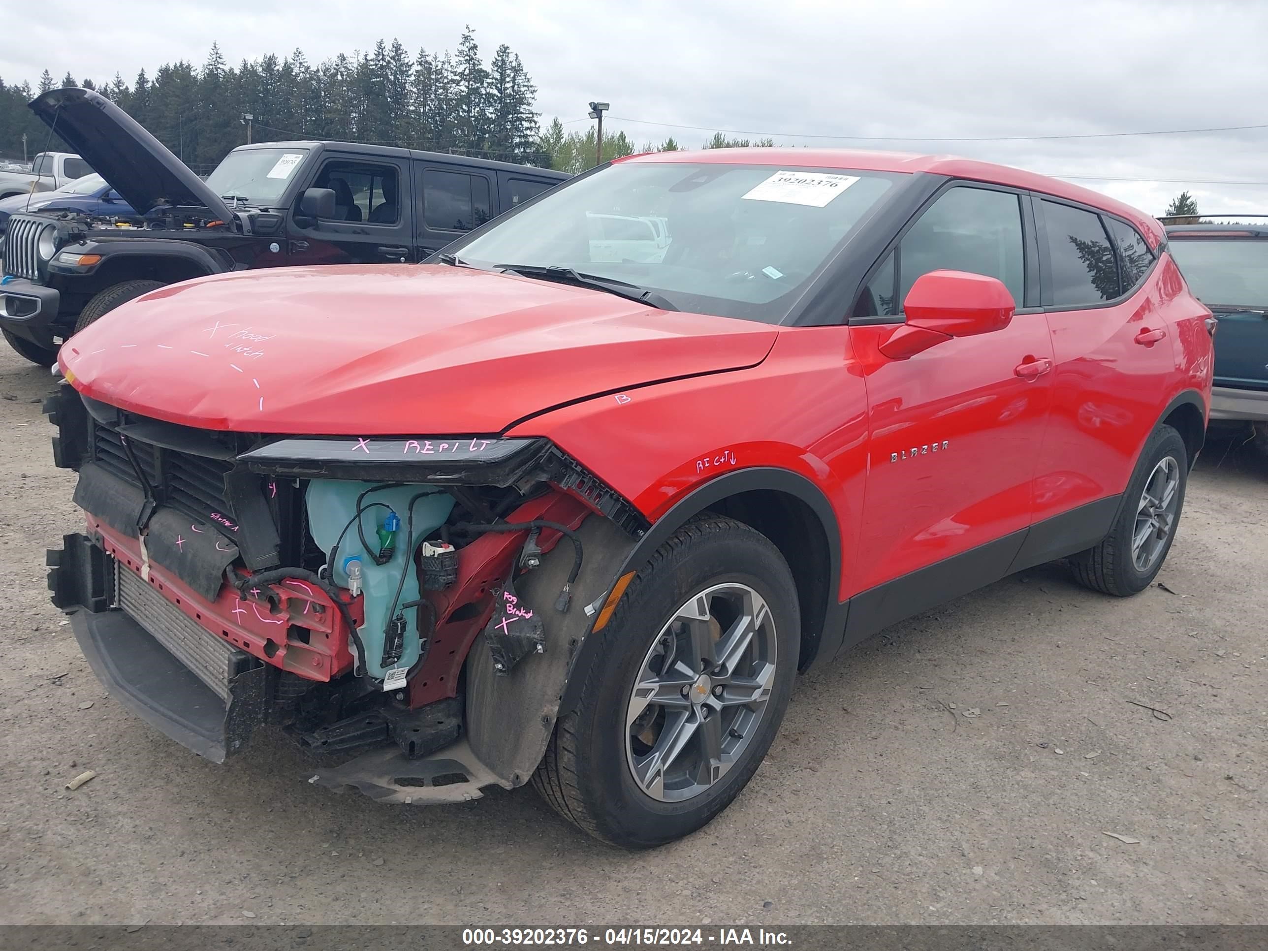 Photo 1 VIN: 3GNKBHR42PS225652 - CHEVROLET BLAZER 