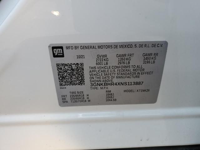 Photo 11 VIN: 3GNKBHR4XNS113887 - CHEVROLET BLAZER 