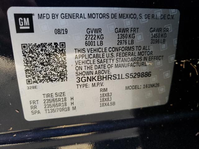 Photo 9 VIN: 3GNKBHRS1LS529886 - CHEVROLET BLAZER 2LT 