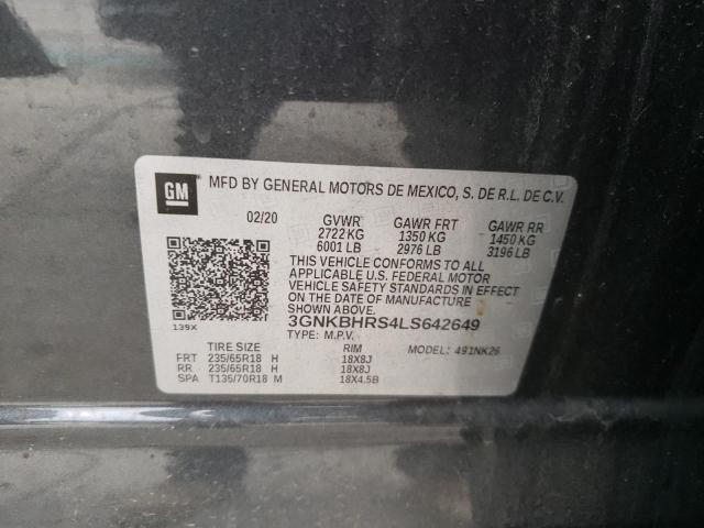 Photo 12 VIN: 3GNKBHRS4LS642649 - CHEVROLET BLAZER 