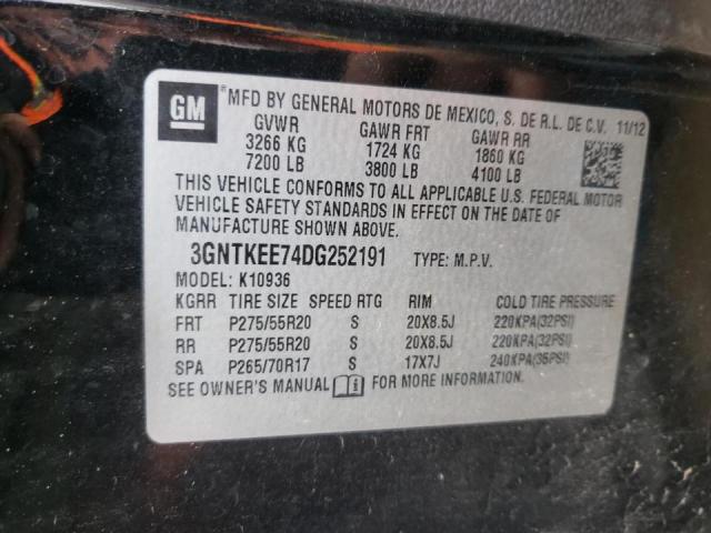 Photo 9 VIN: 3GNTKEE74DG252191 - CHEVROLET AVALANCHE 