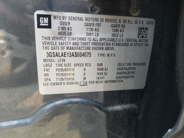 Photo 9 VIN: 3GSALAE13AS604675 - SATURN VUE XE 