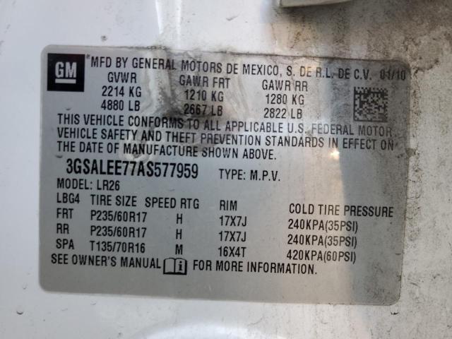 Photo 9 VIN: 3GSALEE77AS577959 - SATURN VUE XR 