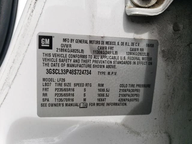 Photo 12 VIN: 3GSCL33P48S724734 - SATURN VUE XE 