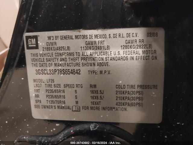 Photo 8 VIN: 3GSCL33P78S654842 - SATURN VUE 