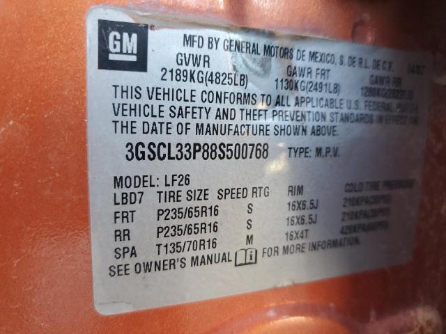 Photo 11 VIN: 3GSCL33P88S500768 - SATURN VUE 