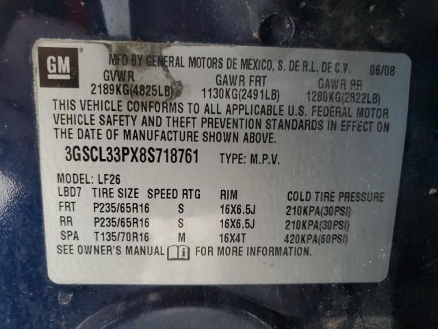 Photo 12 VIN: 3GSCL33PX8S718761 - SATURN VUE 