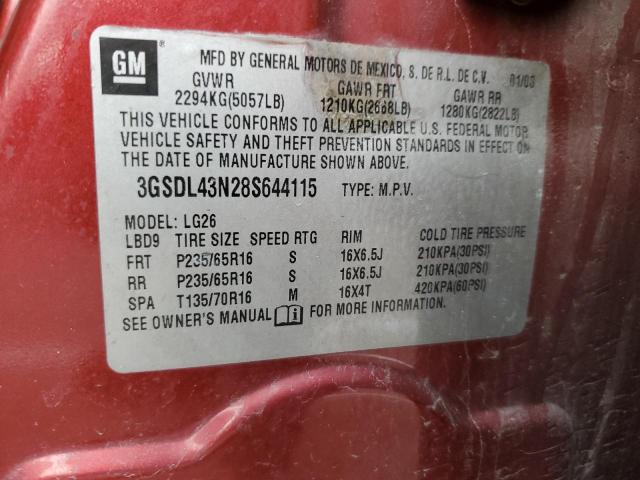 Photo 11 VIN: 3GSDL43N28S644115 - SATURN VUE 