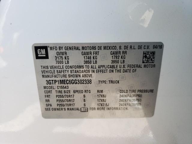 Photo 11 VIN: 3GTP1MEC6GG302338 - GMC SIERRA 