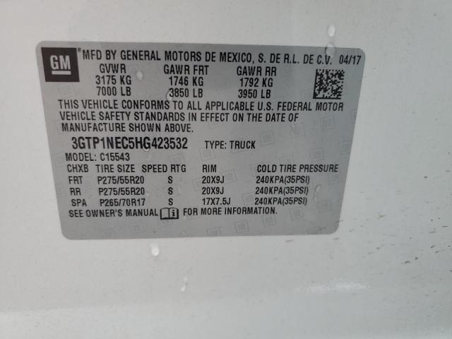 Photo 12 VIN: 3GTP1NEC5HG423532 - GMC SIERRA C15 