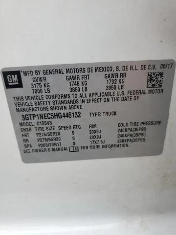 Photo 11 VIN: 3GTP1NEC5HG446132 - GMC SIERRA C15 